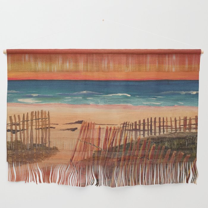 Sunset on the Beach Wall Hanging
