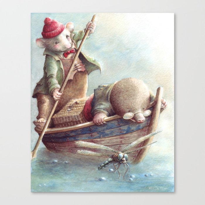 Friendship - The Wind in the Willows Canvas Print