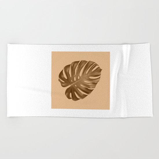 Silent leaf Beach Towel