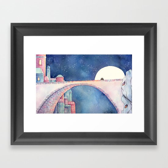 Stargazing Framed Art Print