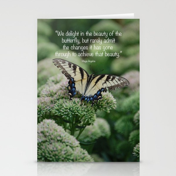 We delight in the beauty of the butterfly.... Stationery Cards