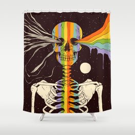 Dark Side of Existence Shower Curtain