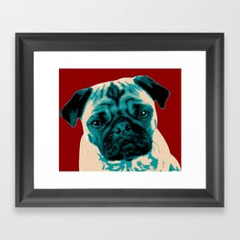 Pugs Not Drugs Framed Art Print