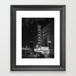 The Chicago Theatre Framed Art Print