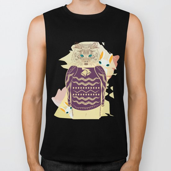 Cat Biker Tank
