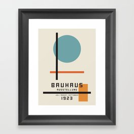 Vintage poster-Bauhaus Juli, August, September 1923. Framed Art Print