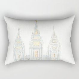 Salt Lake Temple  Rectangular Pillow