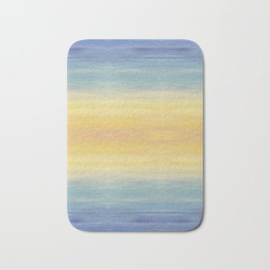 Sunset Fading Light Bath Mat