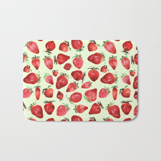 Strawberry vibes Bath Mat