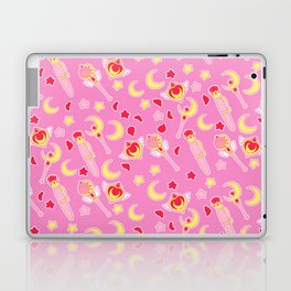 Sailor Moonie on Pink Laptop Skin