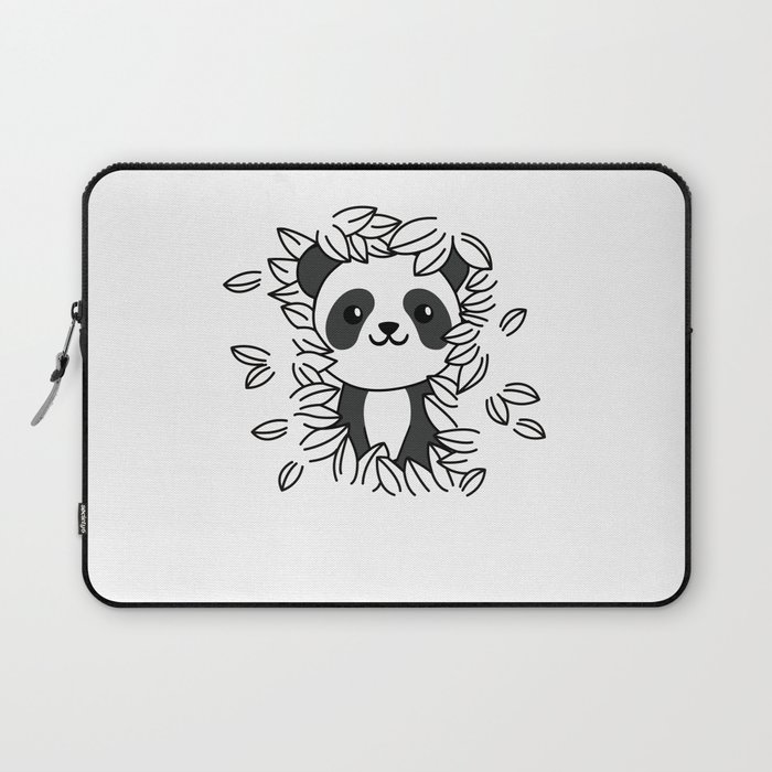 Panda Sweet Animals For Children Kawaii Pandas Laptop Sleeve