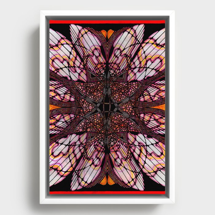 Monarch butterfly  Framed Canvas