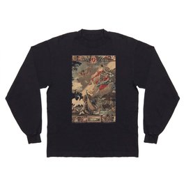 Antique 17th Century 'Air' English Landscape Tapestry Long Sleeve T-shirt