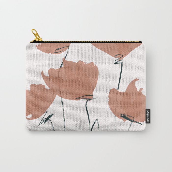 Poppies of California Carry-All Pouch