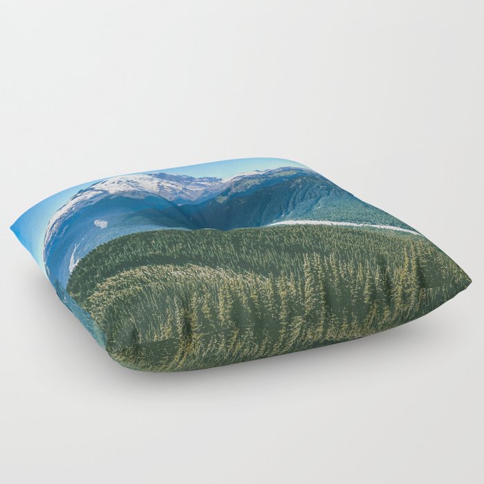Mount Rainier National Park Floor Pillow