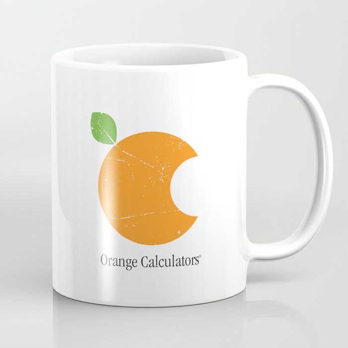 Orange Calculators: A Day Late and A Dollar Short Coffee Mug
