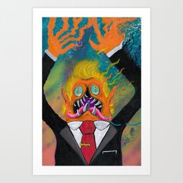 Nightosphere Trump // DRTARTS Art Print