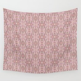 Tile Print- Monochrome Pink Wall Tapestry