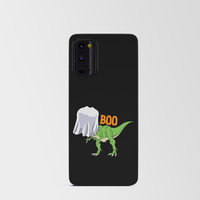 Halloween Ghost T-Rex Funny Boo Dinosaur Android Card Case