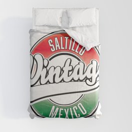 Saltillo Mexico Vintage logo. Comforter
