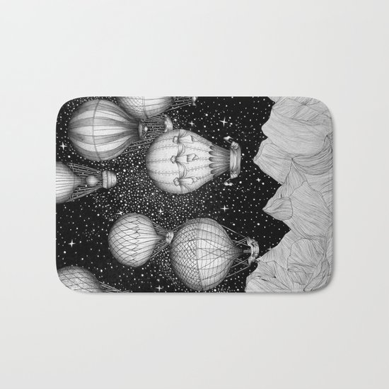Night Flight Bath Mat