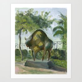 Touro Art Print | Painting, Animal 