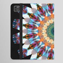 Joy Dance - Bright Colorful Mandala Art iPad Folio Case