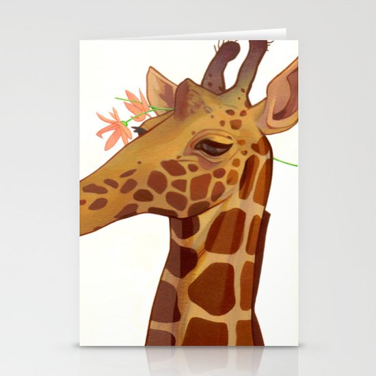 Giraffe Stationery Cards