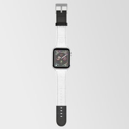 Black and White Abstract Geometric Square Painting Apple Watch Band
