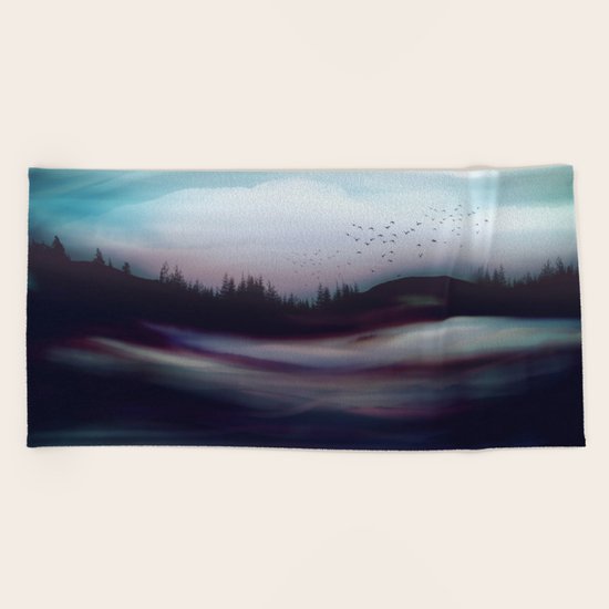 Winter Dawn Beach Towel