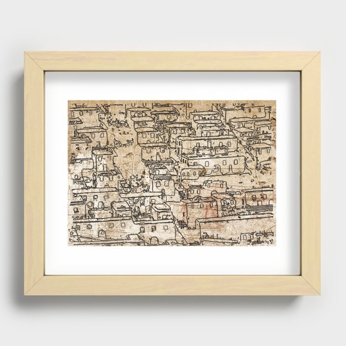 Old City Jerusalem Recessed Framed Print