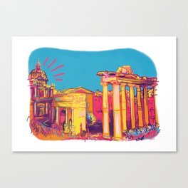 Afternoon in Rome Canvas Print