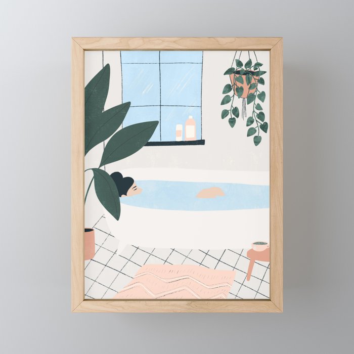 weekend plans Framed Mini Art Print