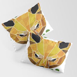 Geometric Fox  Pillow Sham