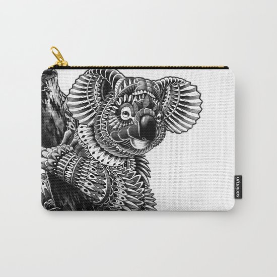 Ornate Koala Carry-All Pouch
