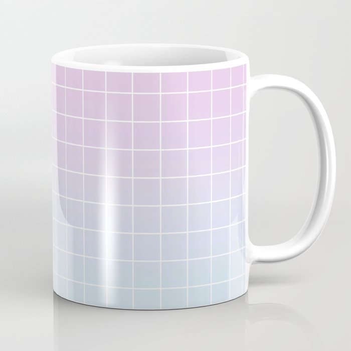 gradient grid Coffee Mug
