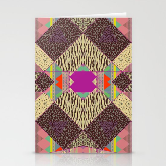 RETRO KALEIDOSKOPE Stationery Cards