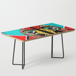 African Mask Coffee Table