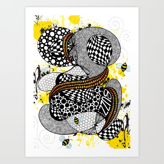 Buzzzz..... Art Print