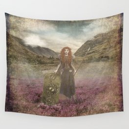 Boudica Queen of Iceni Tribe Wall Tapestry