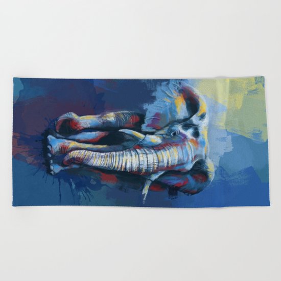 Elephant Dream Beach Towel