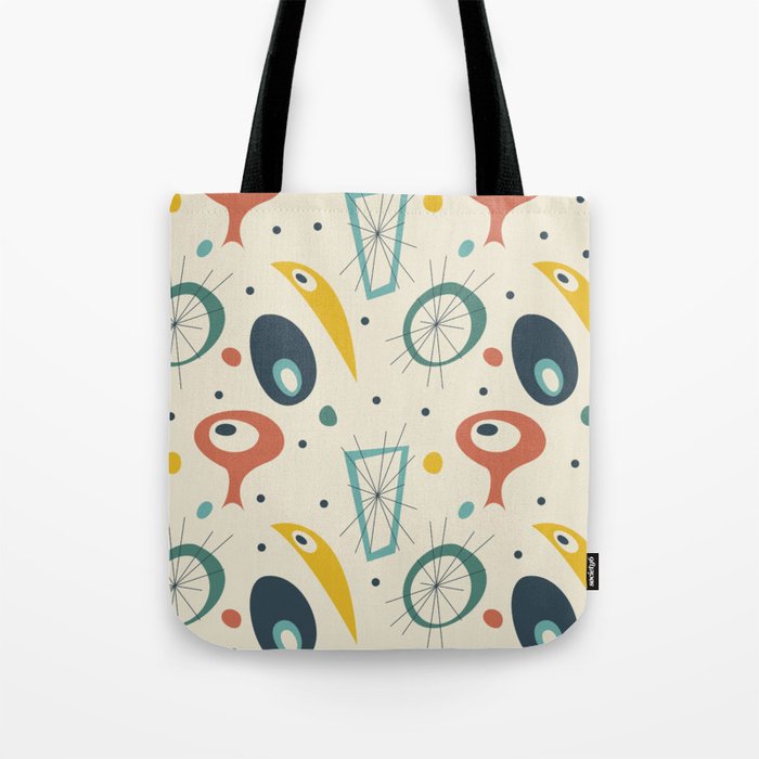 Mid Century Modern Abstract Shapes 11 Tote Bag