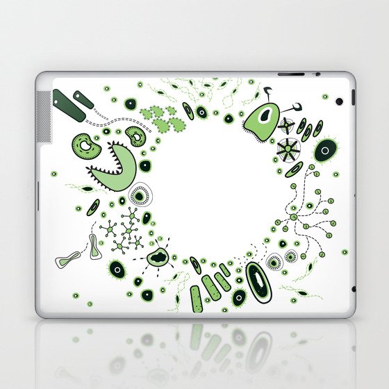 Cute Bacteria Laptop & iPad Skin