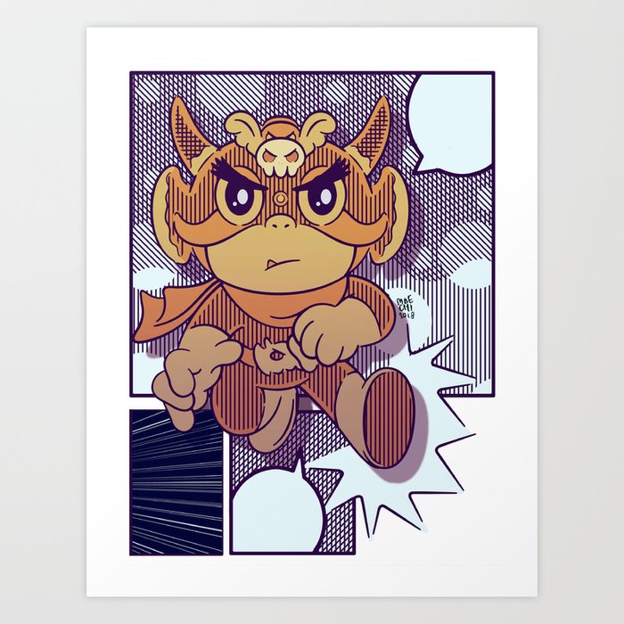 Devil Boy Art Print By Maechiterritories Society6