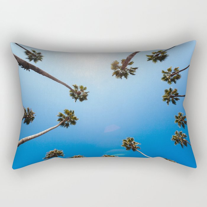 Palm Trees in Los Angeles Rectangular Pillow