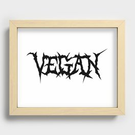 Vegan Metal Recessed Framed Print