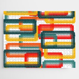 Abstract modern rectangle art concept Jigsaw Puzzle