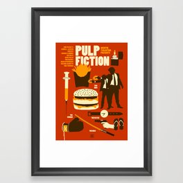Quentin Tarantino - Pulp Fiction Framed Art Print