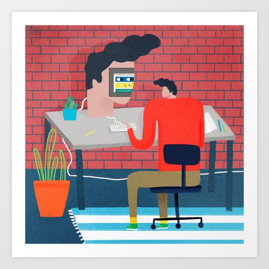 Artificial Intelligence Art Print