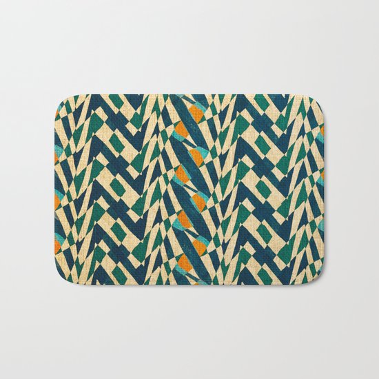 Braiding Colors Bath Mat